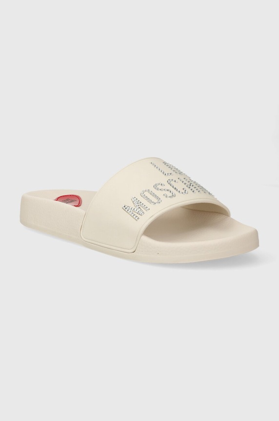 Love Moschino papucs JA28122G1II13102 bézs SS24