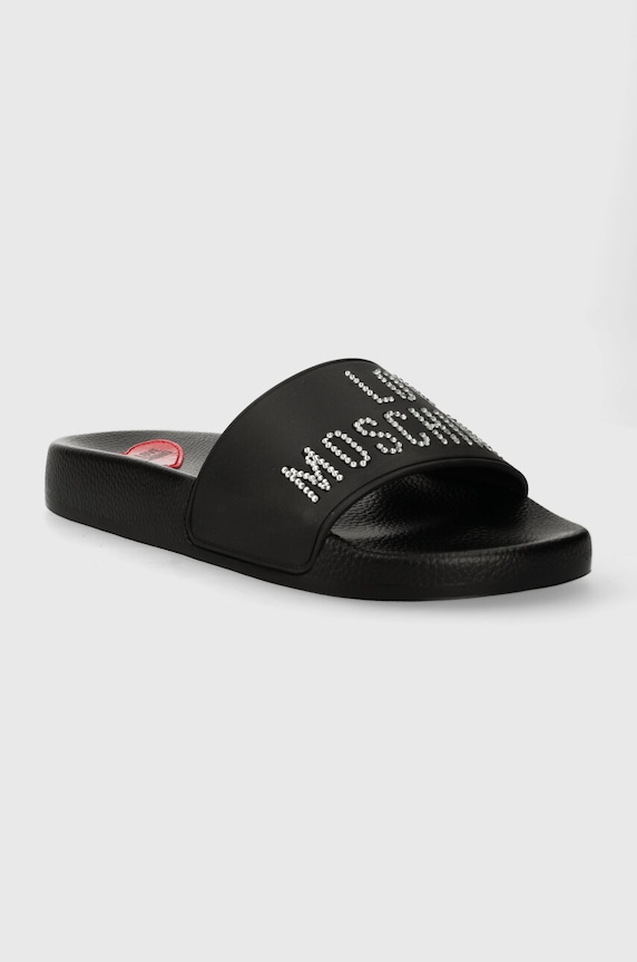 Love Moschino klapki JA28122G1II13000 czarny SS24