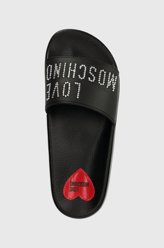 Love Moschino klapki czarny JA28122G1II13000