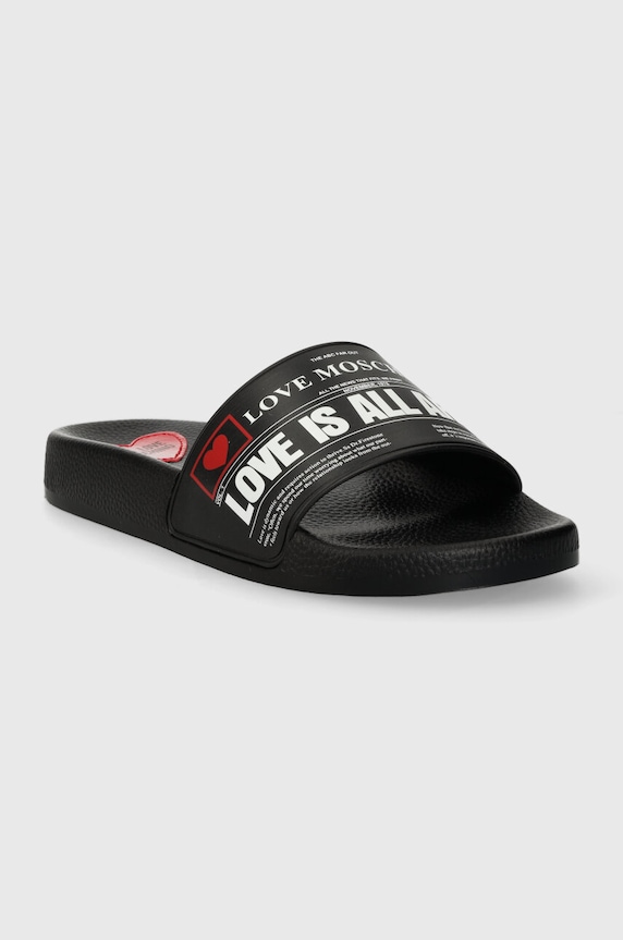 Love Moschino klapki JA28132G1II20000 czarny SS24