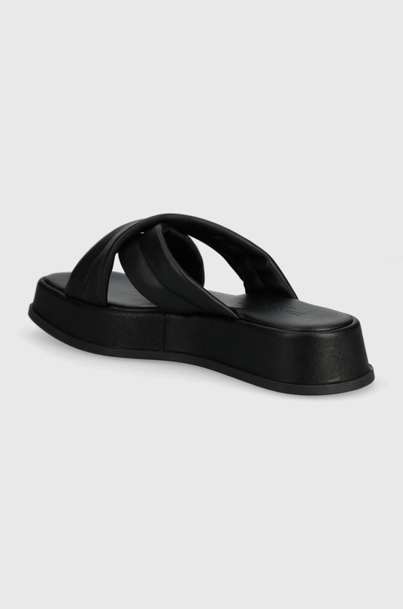 Încălțăminte Marc O'Polo slapi de piele 40315221101134.990 negru