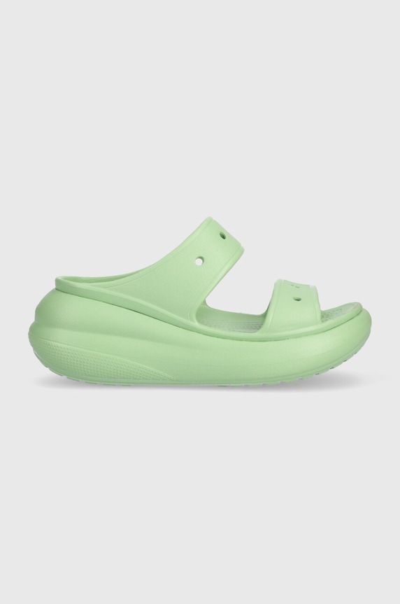 Crocs klapki Classic Crush Sandal 5-8 cm zielony 207670.374