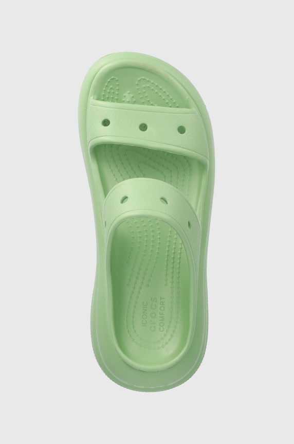 Crocs klapki Classic Crush Sandal zielony 207670.374