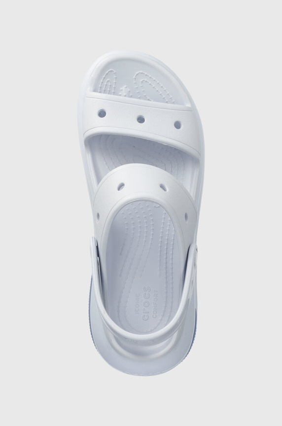 Crocs ciabatte slide Classic Mega Crush Sandal blu 207989.5AF