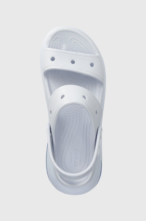 Crocs ciabatte slide Classic Mega Crush Sandal blu 207989.5AF