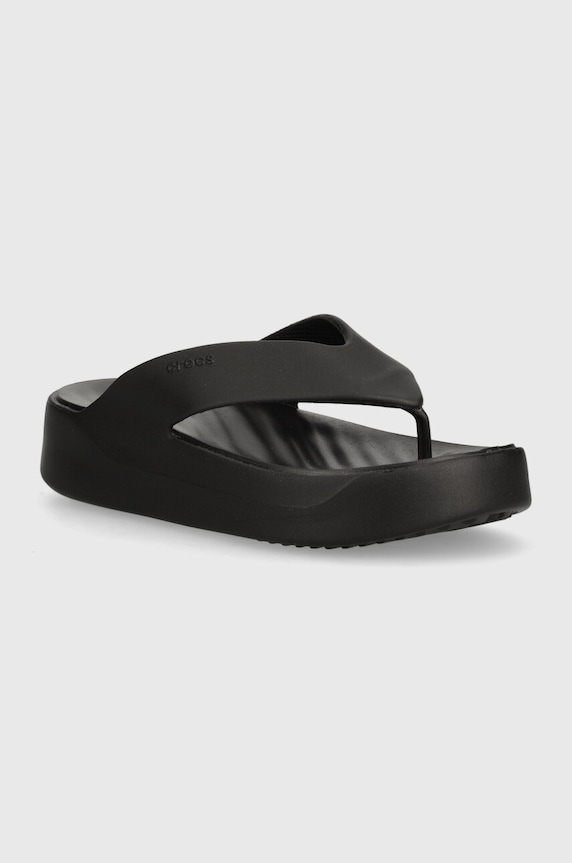 Crocs japonki Gataway Platform Flip platforma czarny 209410.001