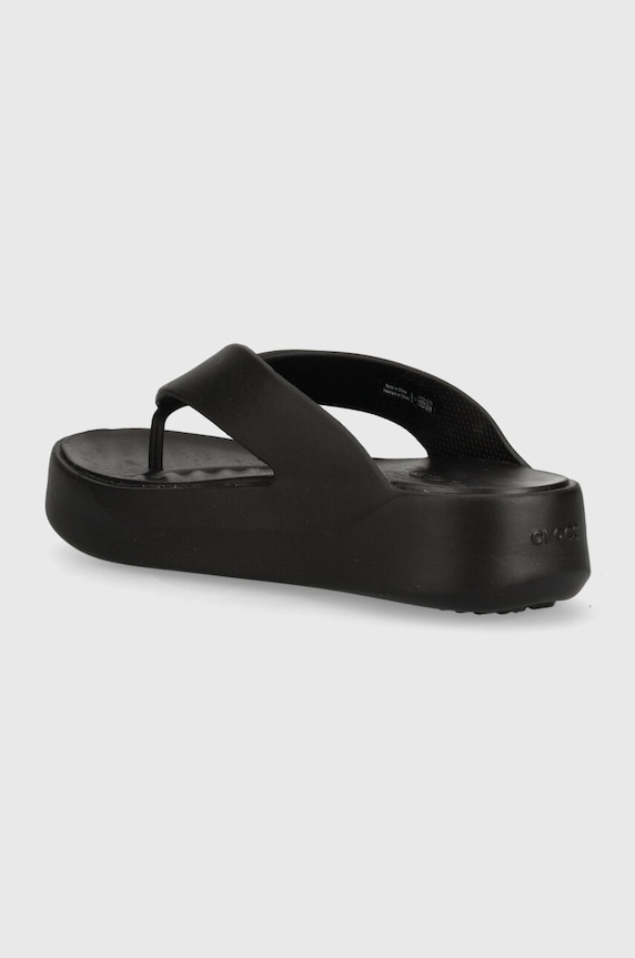 Obuwie Crocs japonki Gataway Platform Flip 209410.001 czarny