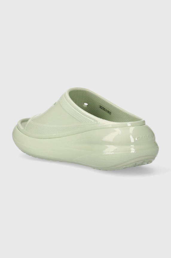 Cipők Crocs papucs Crush High Shine Slide 209648.3VS zöld