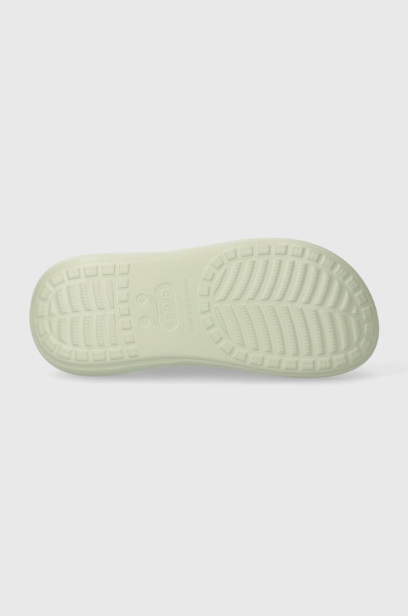 Crocs papucs Crush High Shine Slide 209648.3VS zöld