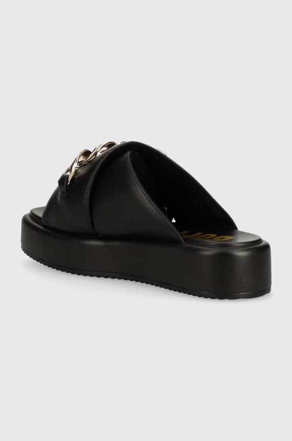 Încălțăminte Buffalo papuci Mia Cross Chain 1602227.BLK negru