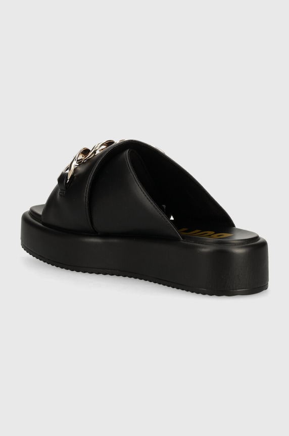 Încălțăminte Buffalo papuci Mia Cross Chain 1602227.BLK negru