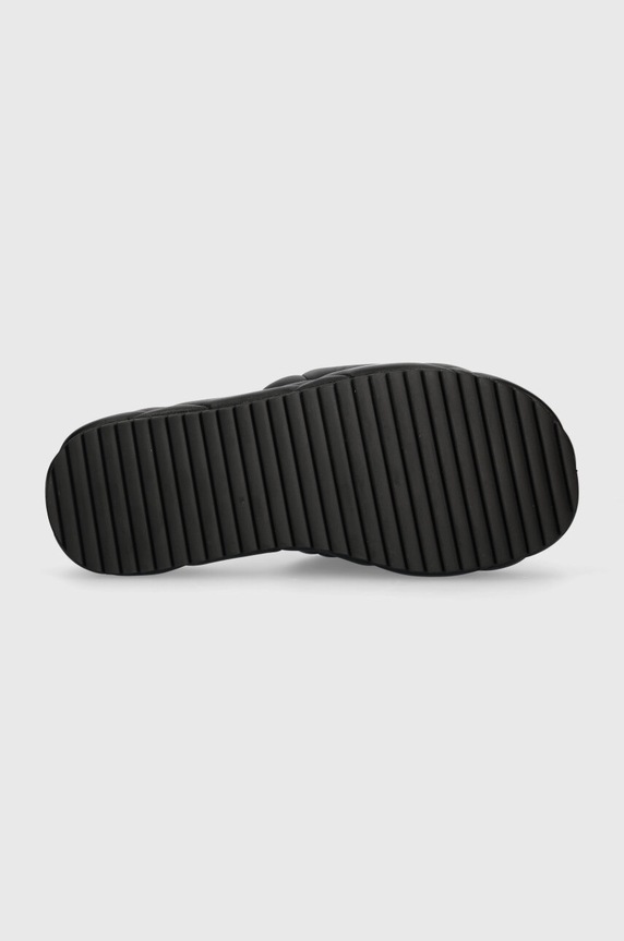 Kožené pantofle Kurt Geiger London Kensington Puff Flatform 2017800109.BLACK černá