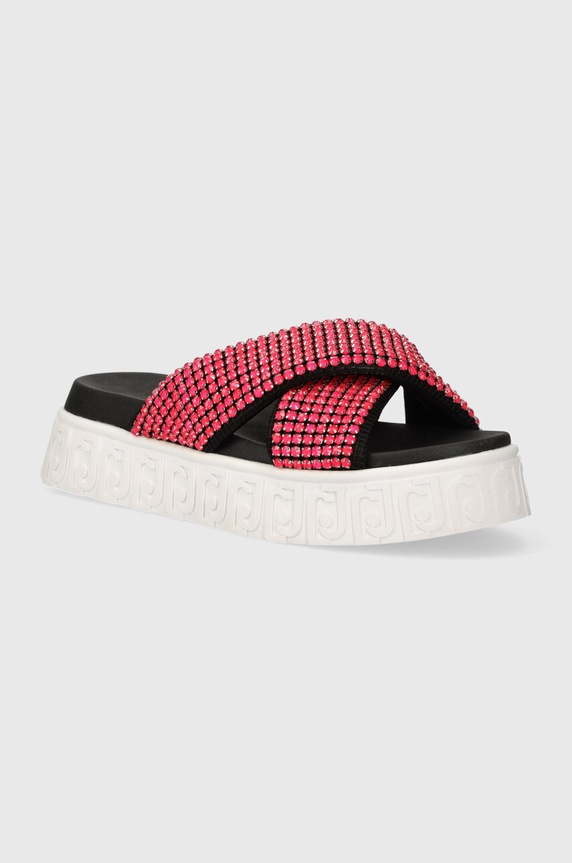 Liu Jo papucs LOVELY SANDAL2 platform rózsaszín BA4133TX421S16F1