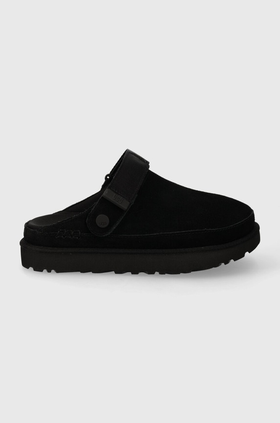 Semišové papuče UGG Goldenstar Clog čierna 1138252.BLK
