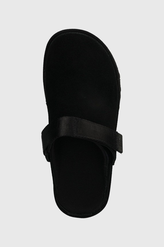 Semišové papuče UGG Goldenstar Clog čierna 1138252.BLK