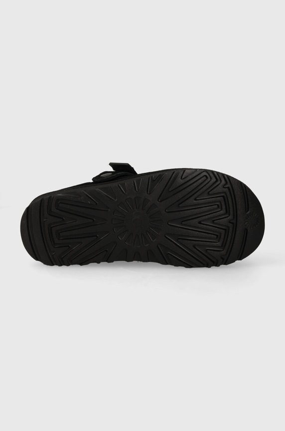 Semišové papuče UGG Goldenstar Clog 1138252.BLK čierna