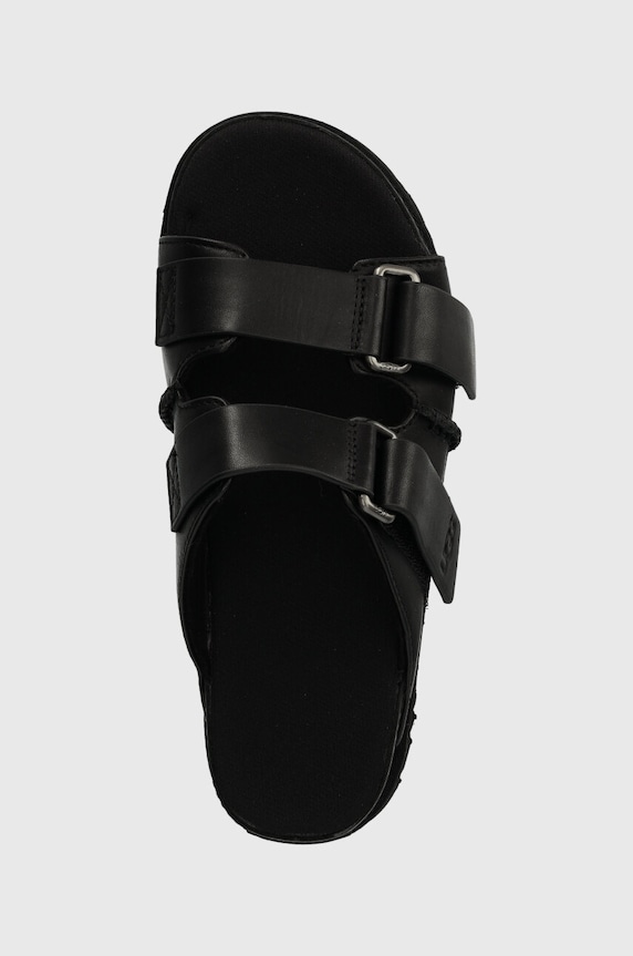 UGG bőr papucs Goldenstar Hi Slide fekete 1152651.BLK