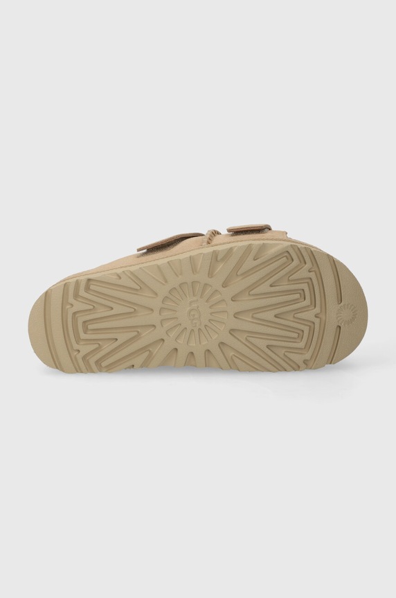 UGG suede sliders Goldenstar Hi Slide 1155458.SAN beige