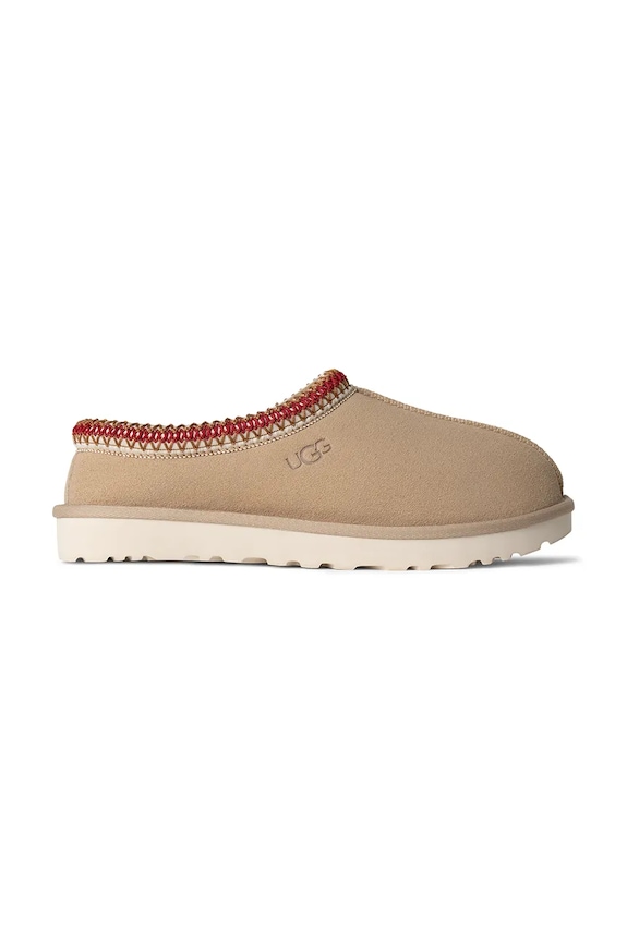 Kućne papuče od brušene kože UGG Tasman kućna odjeća bež 5955.SNDD