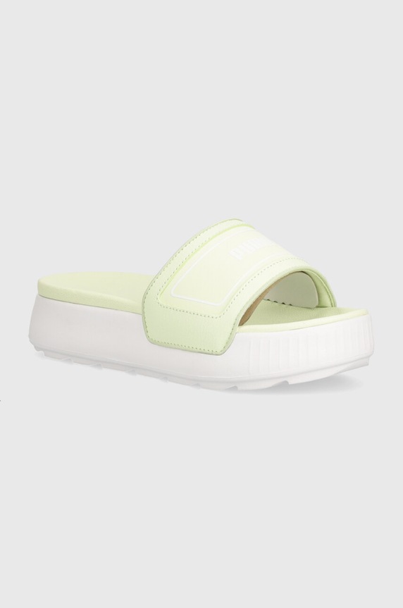 Puma klapki Karmen Slide pozostałe zielony 389073