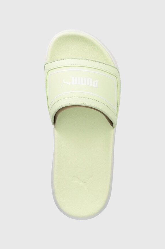 Puma klapki Karmen Slide zielony 389073