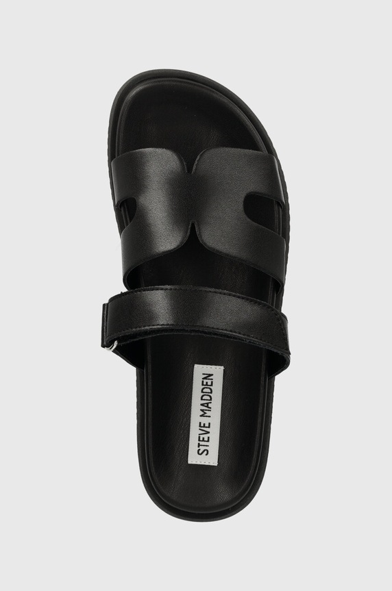 Steve Madden bőr papucs Missile fekete SM11003028.05O