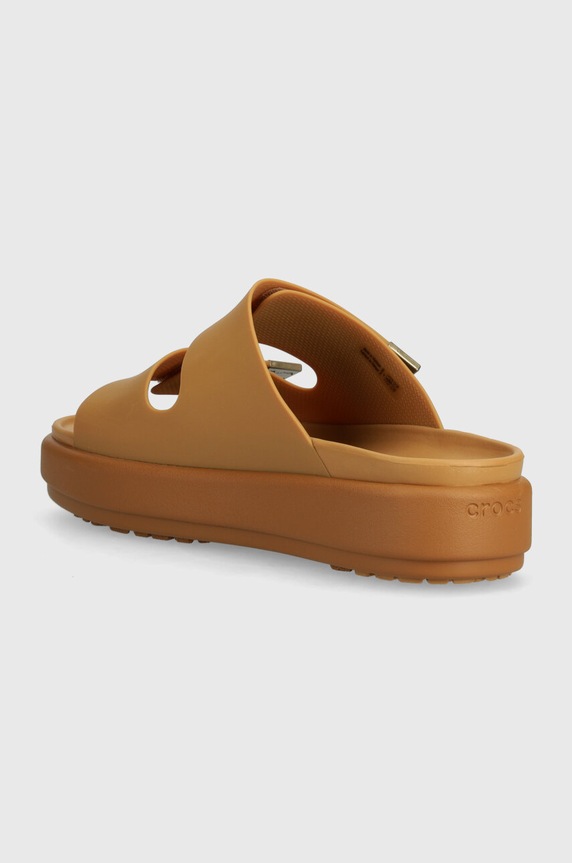 Obuwie Crocs klapki Brooklyn Luxe Sandal 209586.2U3 brązowy