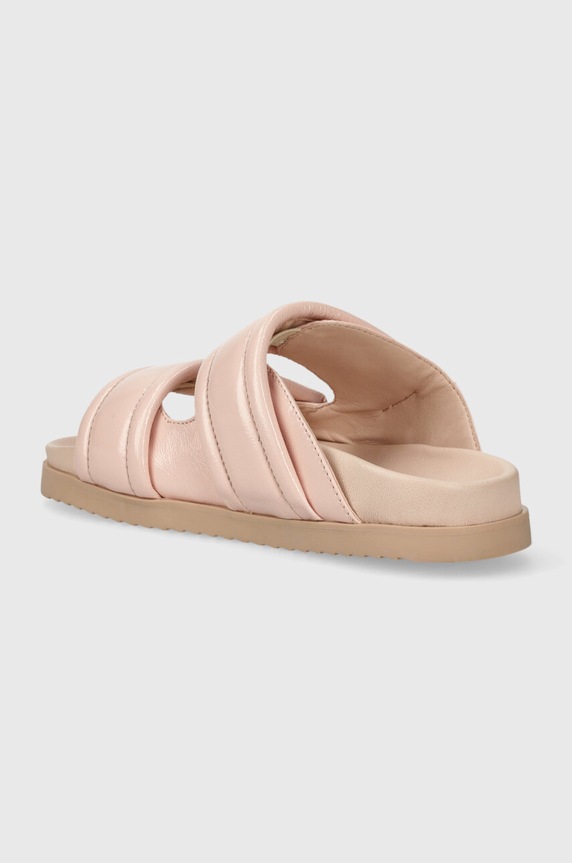 Cipők Patrizia Pepe bőr papucs 8X0001.L057.B743 rózsaszín