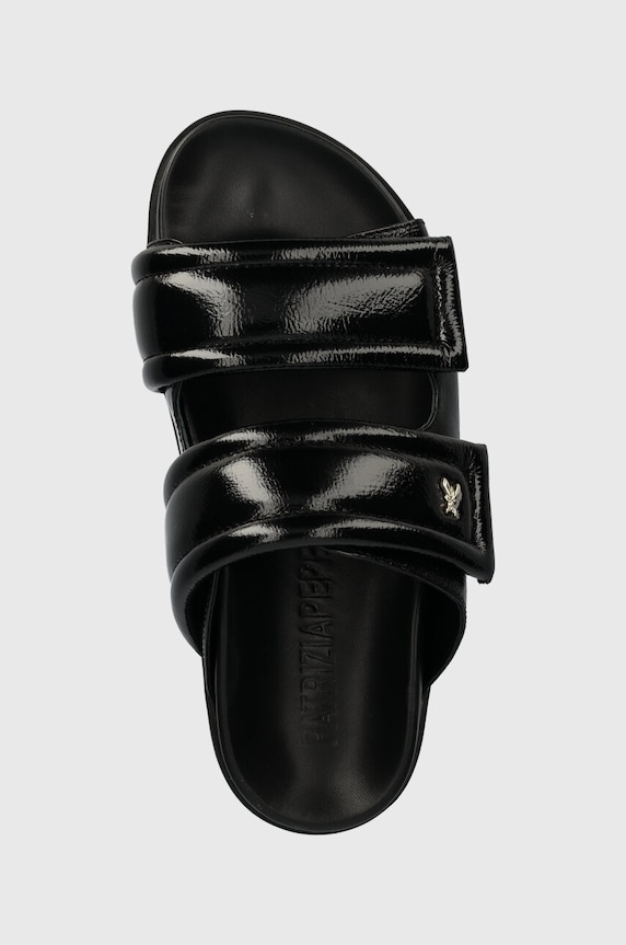 Patrizia Pepe bőr papucs fekete 8X0001.L057.K103