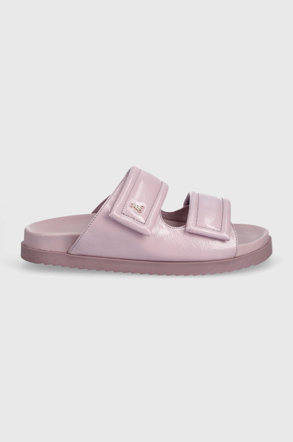 Patrizia Pepe bőr papucs 8X0001.L057.M480 lila SS24