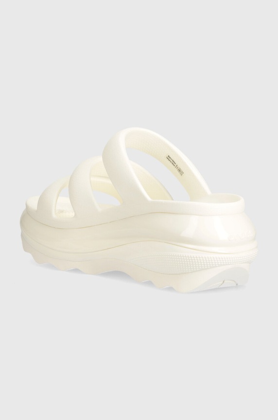 Încălțăminte Crocs papuci Mega Crush Triple Strap 209842.0WV alb
