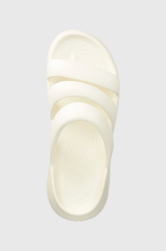 Crocs papuci Mega Crush Triple Strap alb 209842.0WV