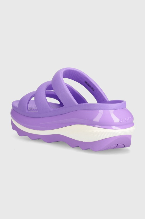 Scarpe Crocs ciabatte slide Mega Crush Triple Strap 209842.5AJ violetto