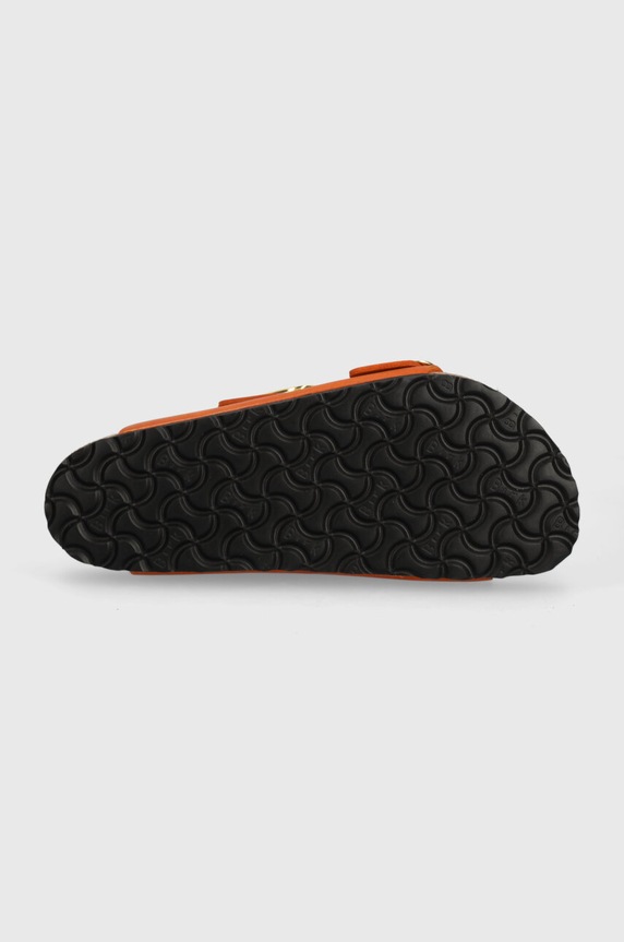 Natikači iz nubuka Birkenstock Arizona Big Buckle 1026609 oranžna