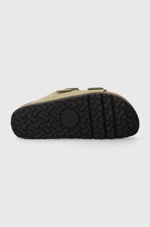 Nubuck παντόφλες Birkenstock Arizona Platform Flex Birkenstock x Papillio 1026971 πράσινο
