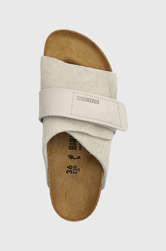 Birkenstock suede sliders Kyoto beige 1024526