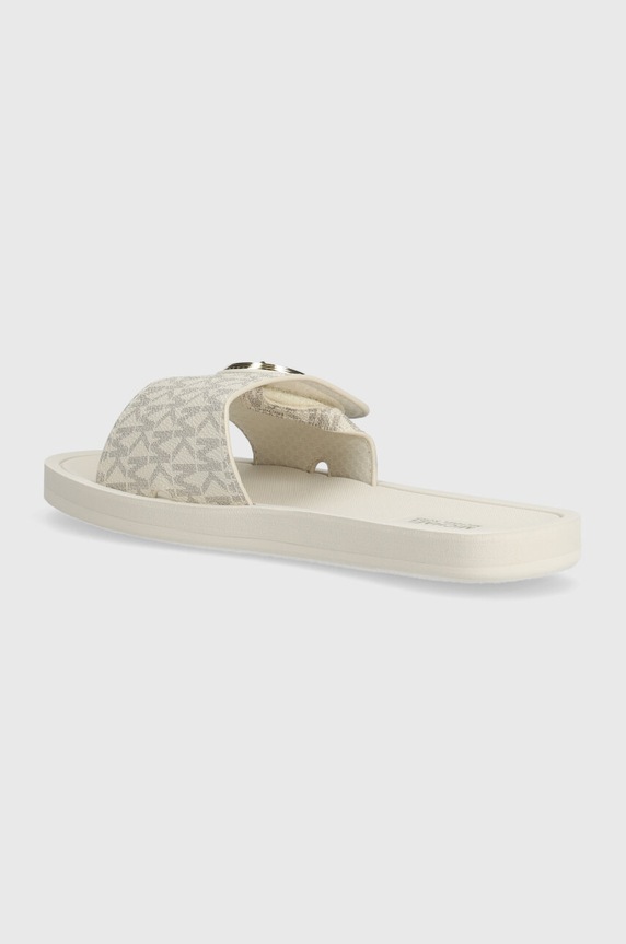 Cipők MICHAEL Michael Kors papucs MK Charm Slide 40R4MKFA1B.150 bézs