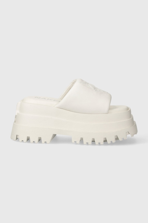 Naked Wolfe papuci Delicious Delicious.White alb SS24