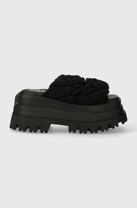 Naked Wolfe klapki Drama Drama.Black.Rope czarny SS24