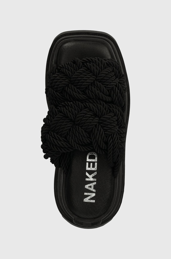 Naked Wolfe klapki Drama czarny Drama.Black.Rope