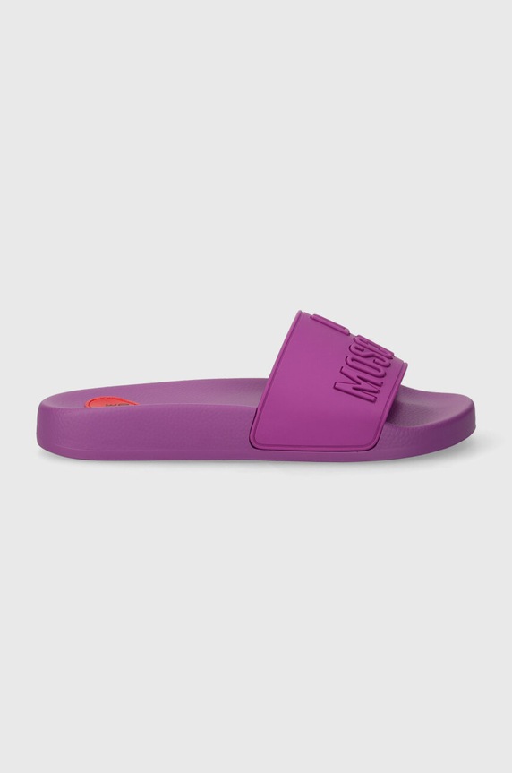 Παντόφλες Love Moschino JA28052G0II15652 μωβ SS24