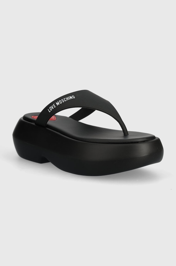 Love Moschino infradito platform nero JA28097I0II39000