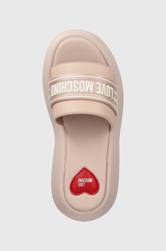 Love Moschino klapki różowy JA28107I0IIX760A