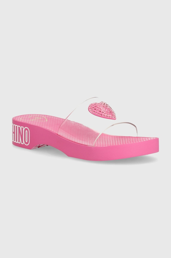 Love Moschino klapki pozostałe różowy JA28344G0II5260A