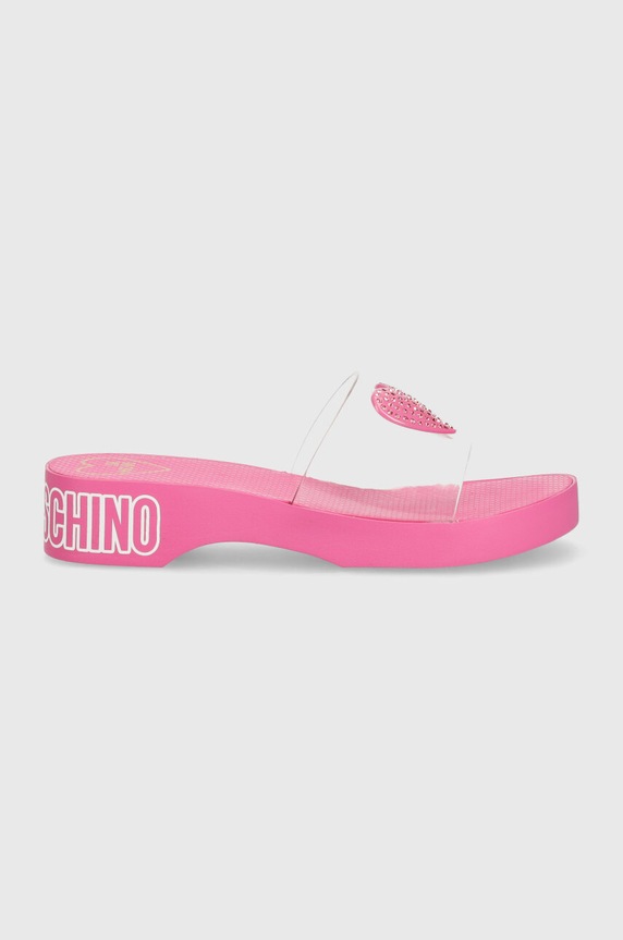 Love Moschino klapki JA28344G0II5260A różowy SS24