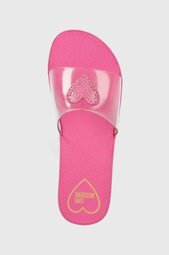 Love Moschino klapki różowy JA28344G0II5260A