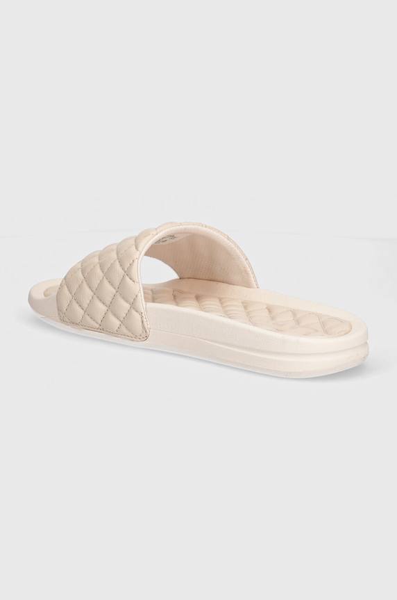 Încălțăminte APL Athletic Propulsion Labs slapi de piele LUSSO SLIDE 2.4.010420 bej