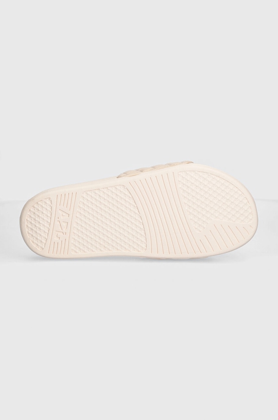 APL Athletic Propulsion Labs slapi de piele LUSSO SLIDE 2.4.010420 bej