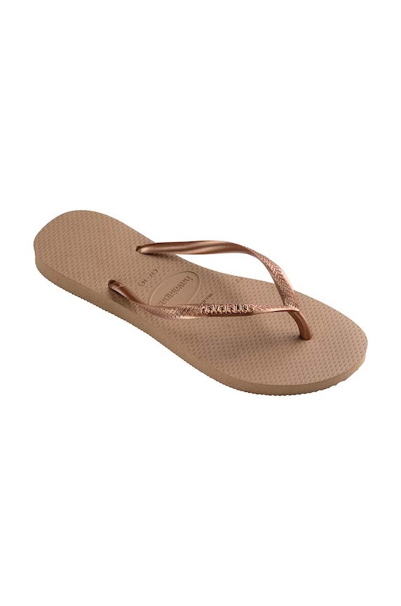 Σαγιονάρες Havaianas SLIM LOGO 4119875.3581 χρυσαφί SS26