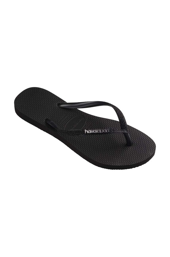 Σαγιονάρες Havaianas SLIM GLITTER II 4146975.1069 μαύρο SS24